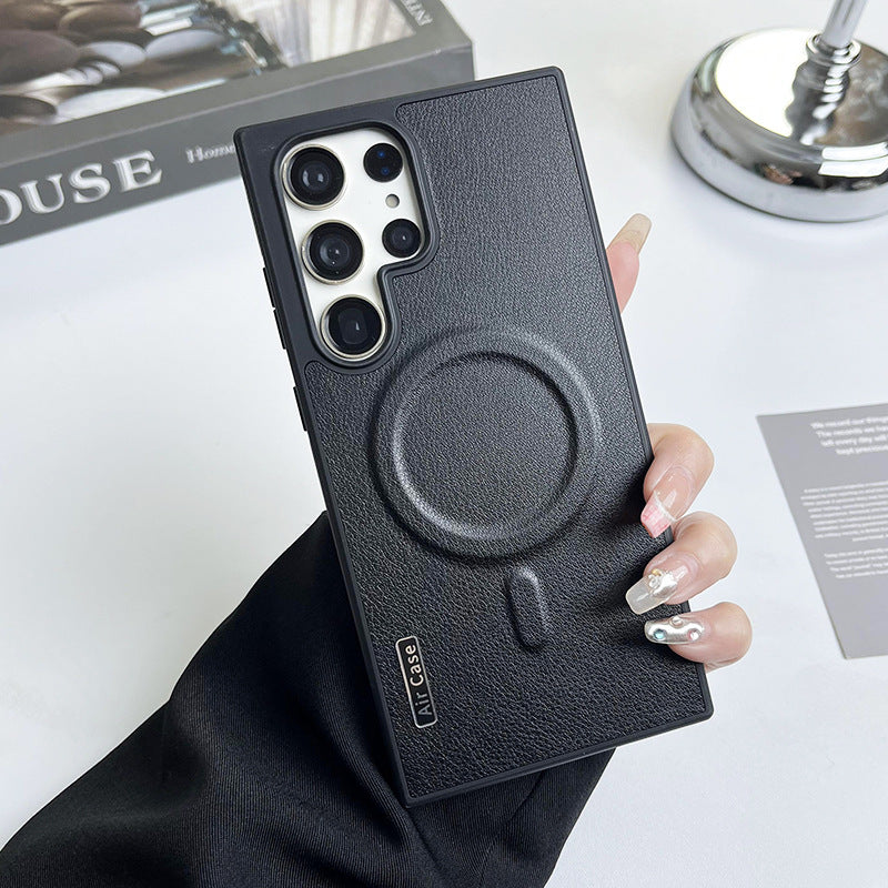 Magnetic Color-Blocking Phone Case for Samsung