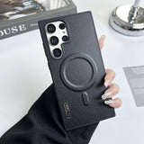 Magnetic Color-Blocking Phone Case for Samsung