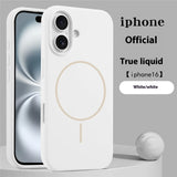 Liquid Silicone Candy Soft Wireless Case For iPhone