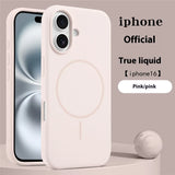 Liquid Silicone Candy Soft Wireless Case For iPhone