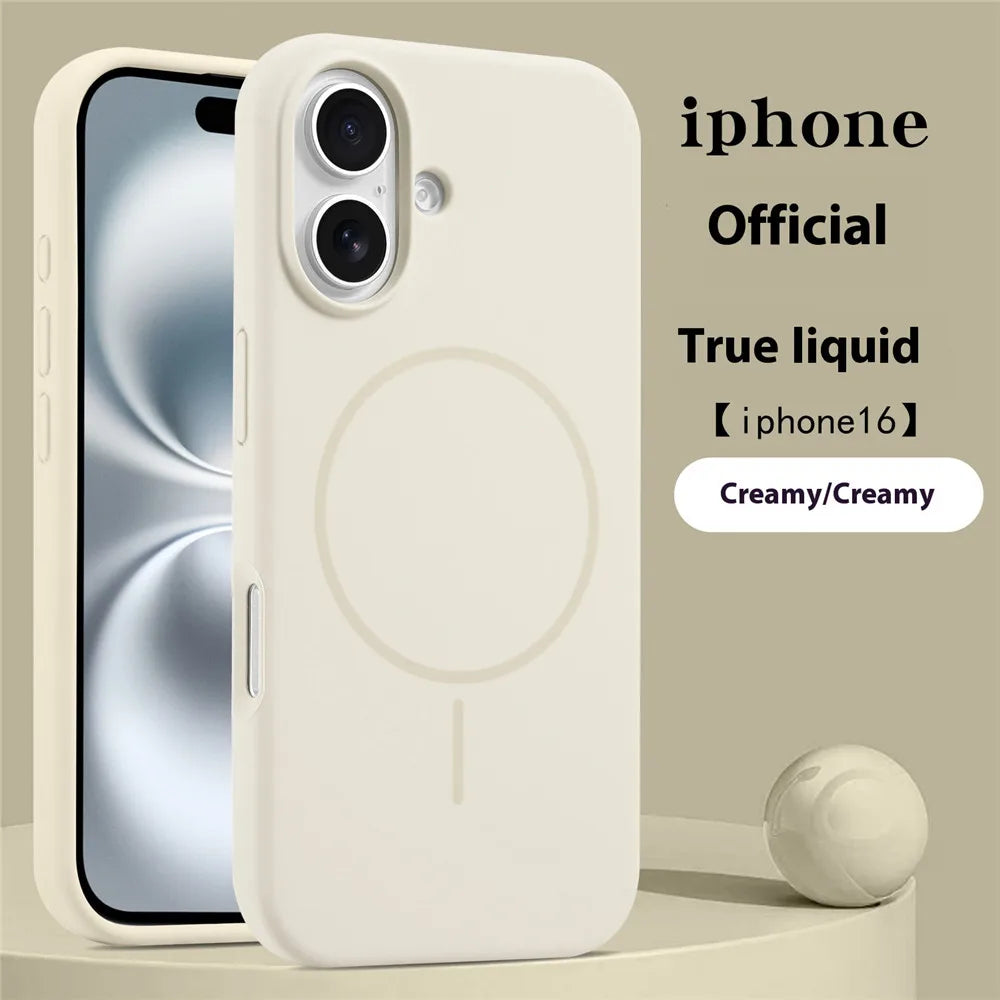 Liquid Silicone Candy Soft Wireless Case For iPhone