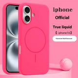 Liquid Silicone Candy Soft Wireless Case For iPhone