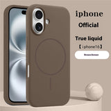 Liquid Silicone Candy Soft Wireless Case For iPhone