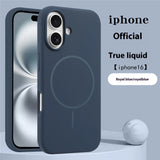 Liquid Silicone Candy Soft Wireless Case For iPhone