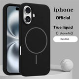 Liquid Silicone Candy Soft Wireless Case For iPhone