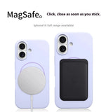 Liquid Silicone Candy Soft Wireless Case For iPhone