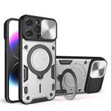 Magsafe Magnetic 360 Rotate Kickstand Armor Ring Case for iPhone