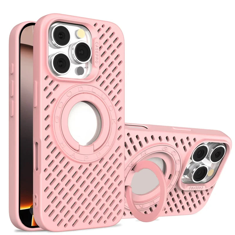 Magsafe Magnetic Heat Dissipation Breathable Holder Case for iPhone