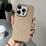 For Magsafe Charging Magnetic Desert case for iPhone