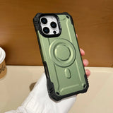 Thick Military Armour Magnetic For Magsafe Case for iPhone