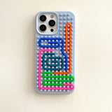 Colorful Silicone Rope Creative DIY Case For iPhone