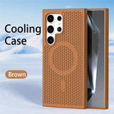 Magnetic Magsafe Heat Dissipation Shockproof Case For Samsung