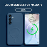 Liquid Silicone Magnetic Wireless Shockproof Case For Samsung
