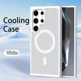 Magnetic Magsafe Heat Dissipation Shockproof Case For Samsung