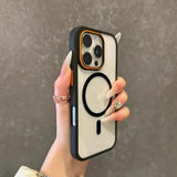 Magsasfe Color Bumper Magnet Wireless Charge Case for iPhone