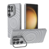 Magnetic Wireless Charging Shockproof Stand  Case for Samsung