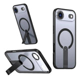 Kickstand Holder Magnetic Magsafe Wireless Charge Case for iPhone