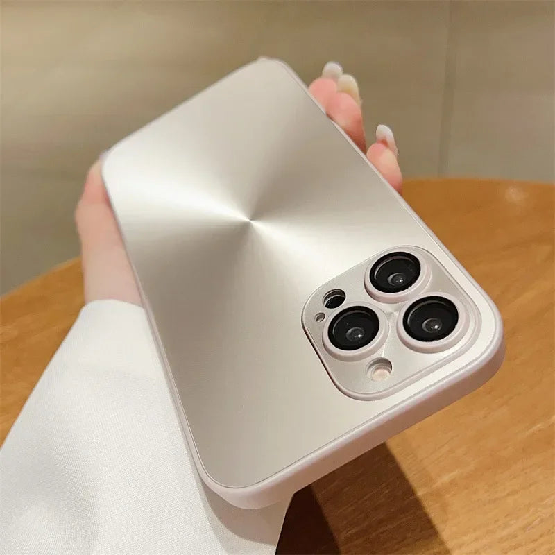 Comes With Lens Film  Hard Back Cover iPhone Case
