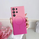 Comes With Lens Film Gradient Color Silicone Case For Samsung