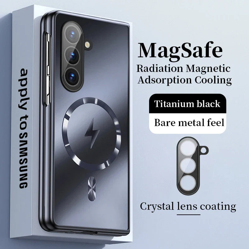 Magnetic Wireless Charging Case For Samsung