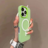 Luxury Candy Magsafe Wireless Charge Matte Phone Case For iPhone