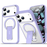 Folding Stand Matte Magnetic  Magsafe Case for iPhone