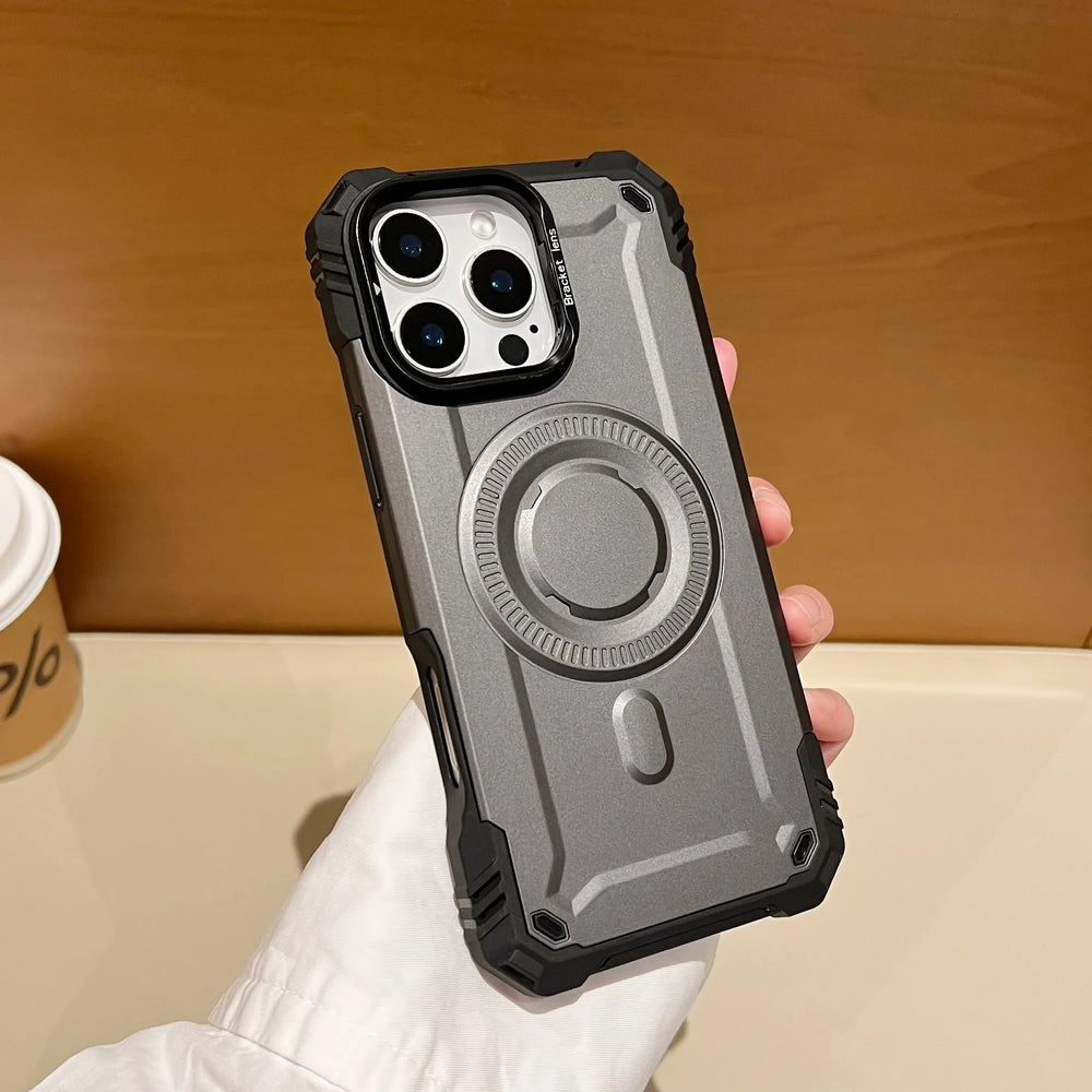 Thick Military Armour Magnetic For Magsafe Case for iPhone