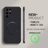 Ultra Thin Hard PC Magnetic Frameless Phone Case For Samsung