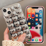 Cute 3D Love Heart Candy Case For iPhone