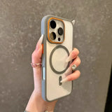 Magsasfe Color Bumper Magnet Wireless Charge Case for iPhone