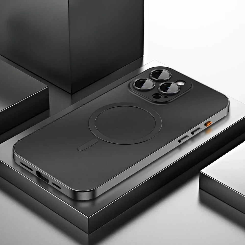 Aluminum Metal Frame Magnetic Case For iPhone
