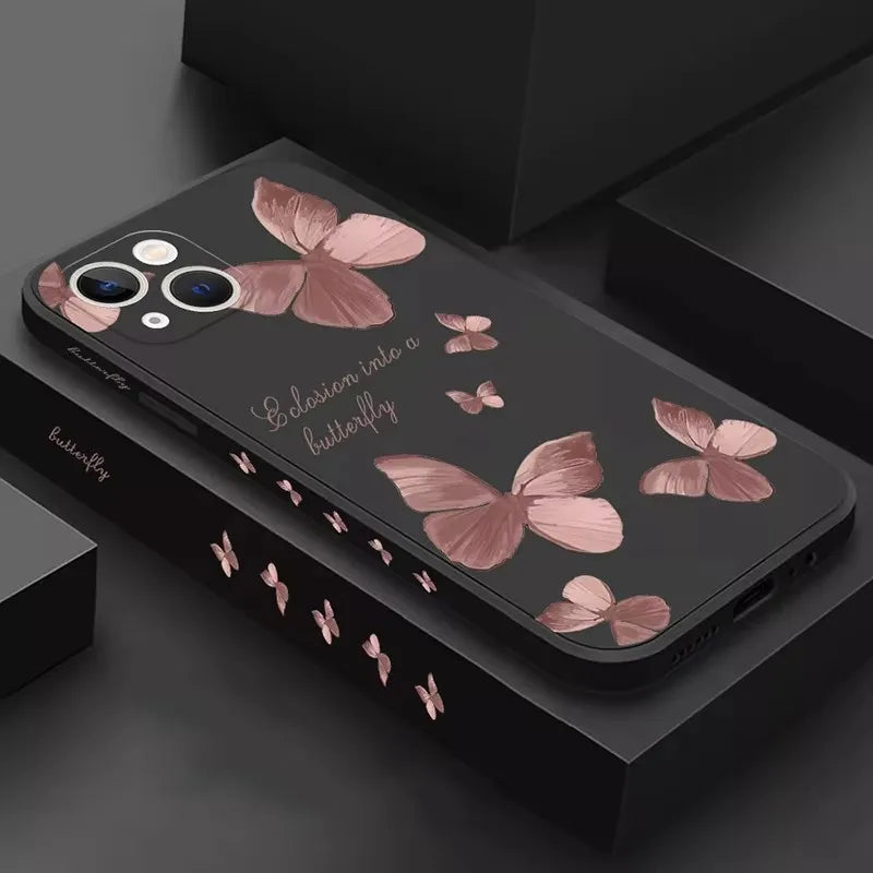 Butterfly Flowers Case For Samsung