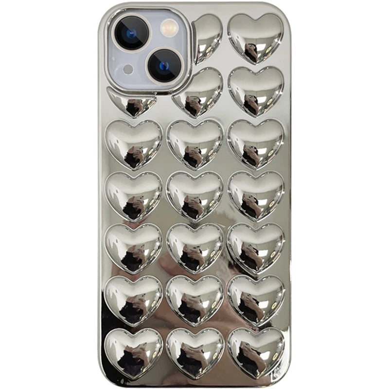 Cute 3D Love Heart Candy Case For iPhone