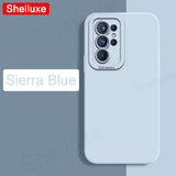 Shelluxe Square Liquid Silicone Soft Silky Feel Case For Samsung