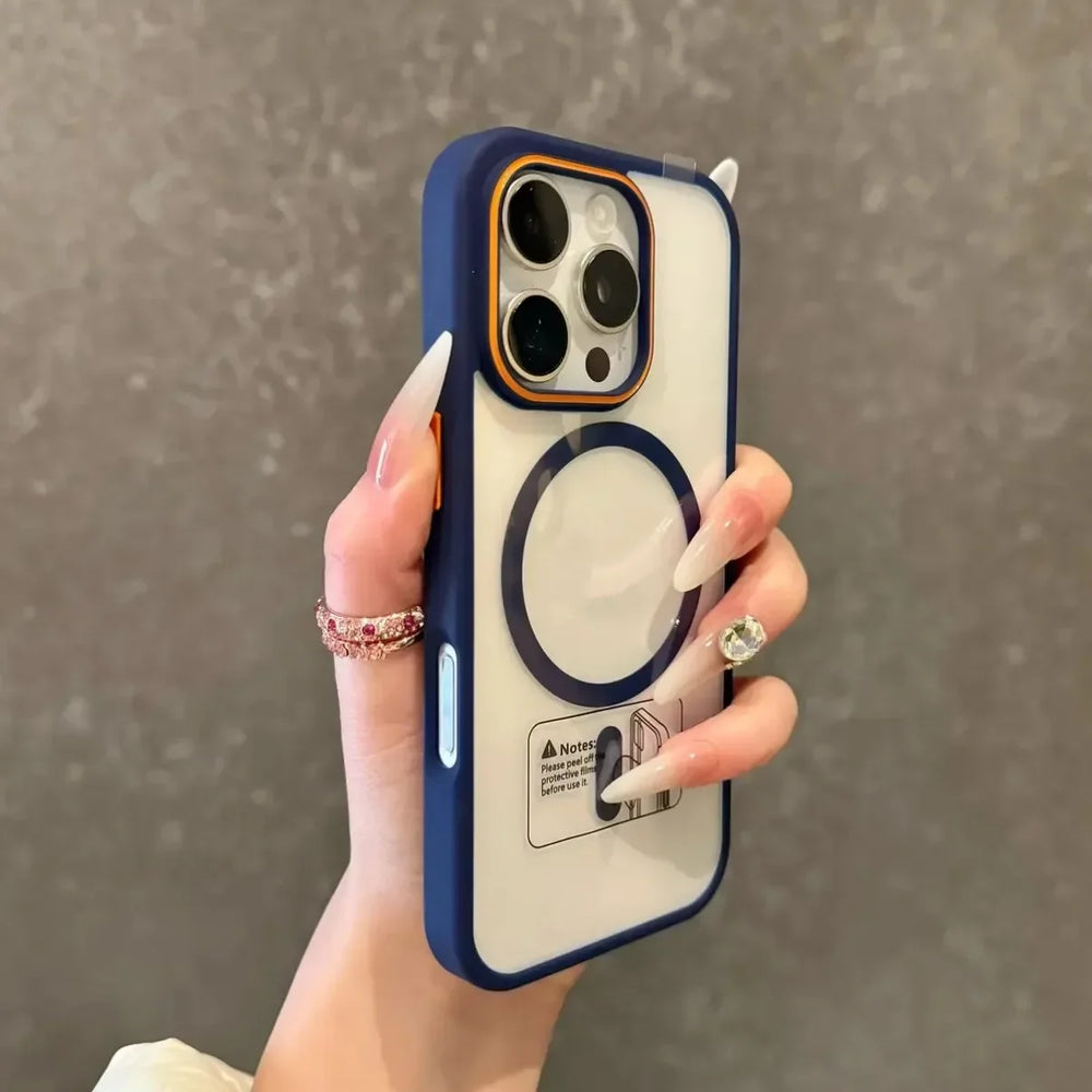 Magsasfe Color Bumper Magnet Wireless Charge Case for iPhone