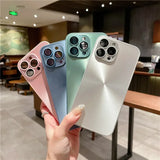 Comes With Lens Film  Hard Back Cover iPhone Case