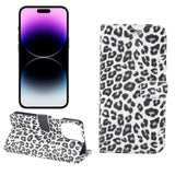 Wallet Design Leopard Pattern Leather Case for iPhone