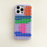 Colorful Silicone Rope Creative DIY Case For iPhone