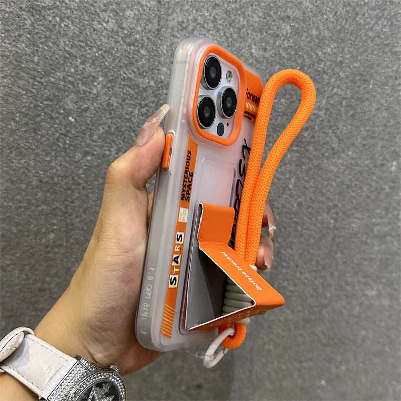Wrist Strap Lanyard bumper Case for iPhone