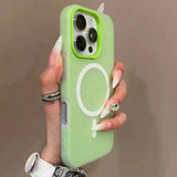 Luxury Candy Magsafe Wireless Charge Matte Phone Case For iPhone