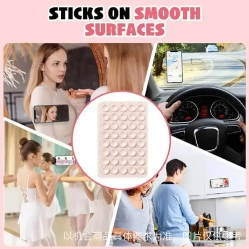 Silicone Suction Cup Phone Case Double Sided Detachable Stand