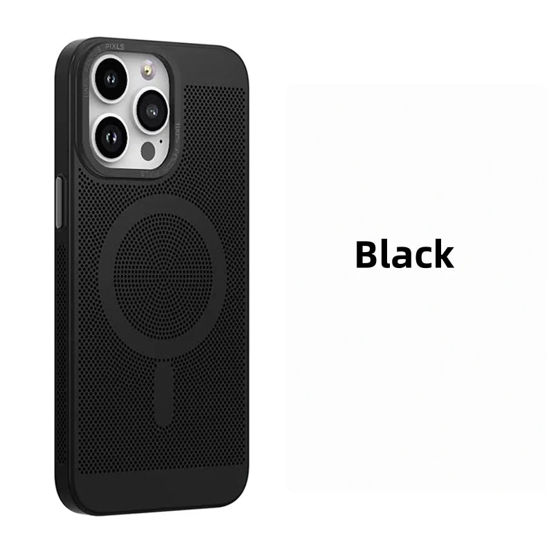 Cooling Mesh Heat Dissipation Magnetic Case for iPhone