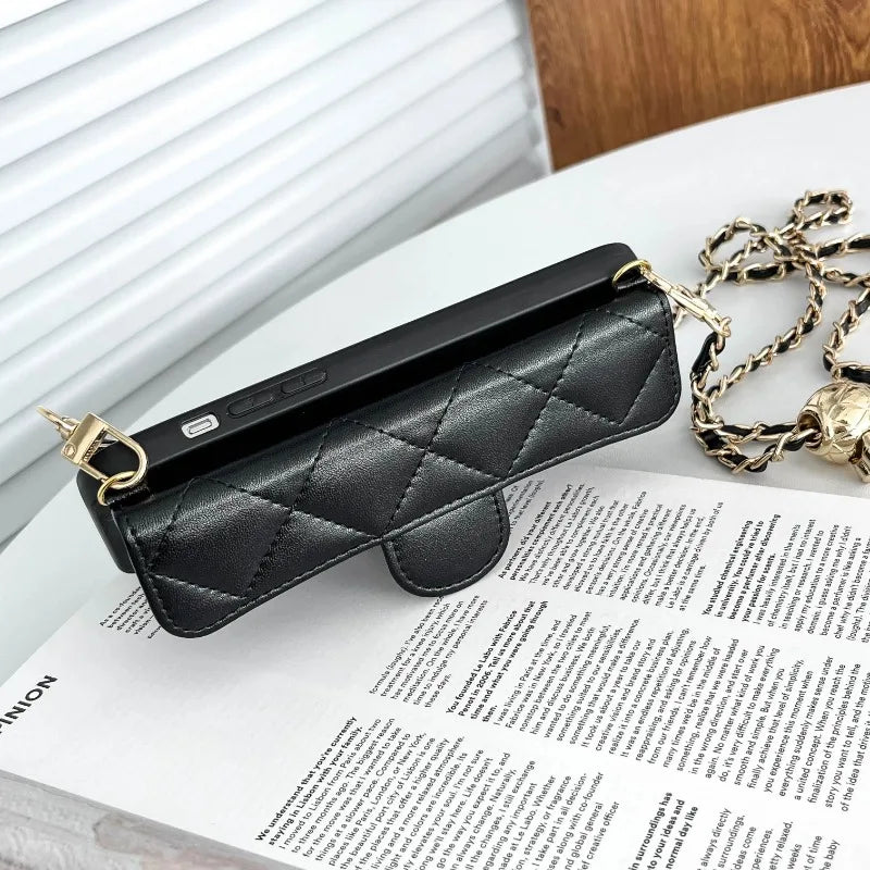 Crossbody  Lanyard Phone Case for Wallet Card Slot Holder Leather Cover