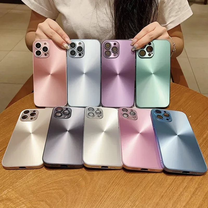 Comes With Lens Film  Hard Back Cover iPhone Case