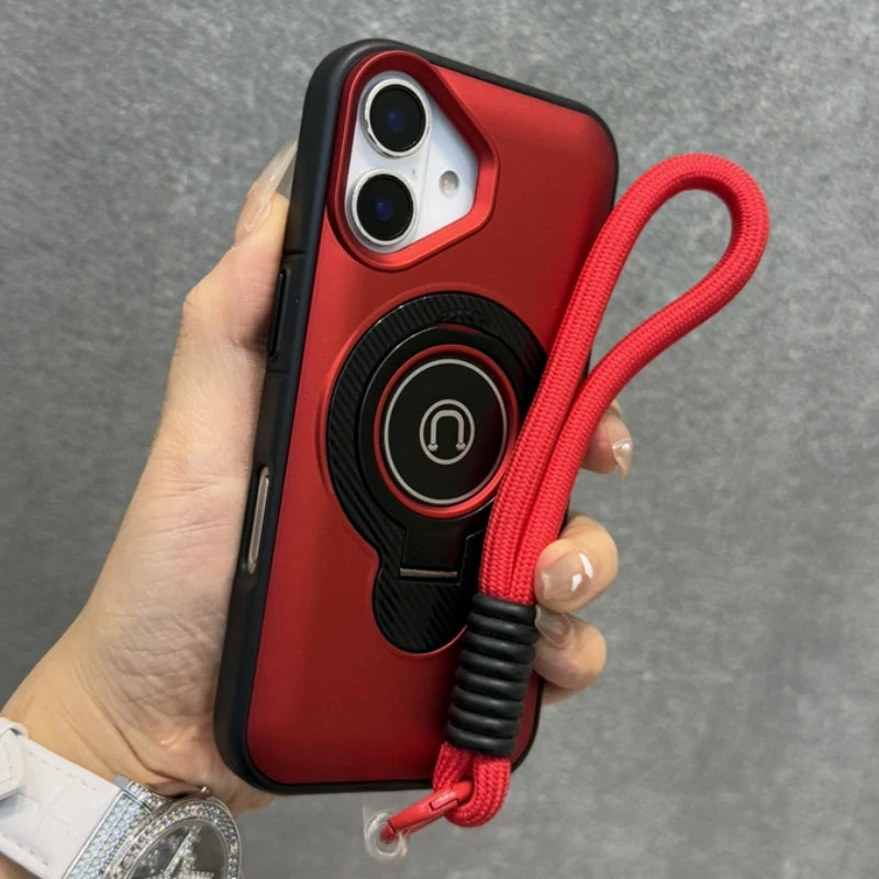 Magsafe Magnetic Wrist Strap Cord  Rope Stand Holder Case for iPhone