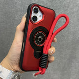 Magsafe Magnetic Wrist Strap Cord  Rope Stand Holder Case for iPhone