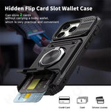 Military quality  Magnetic Rotated Ring Kickstand Case For iPhone
