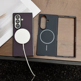 Ultra Thin Carbon Fiber Magnetic Shockproof Protection Case For Samsung