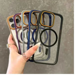 Magsasfe Color Bumper Magnet Wireless Charge Case for iPhone
