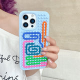 Colorful Silicone Rope Creative DIY Case For iPhone